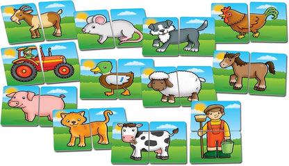 Orchard Toys La Fattoria da Capo a Piedi - Educational Game of Matching and Memory for children aged 18 months and up (Italian Edition)