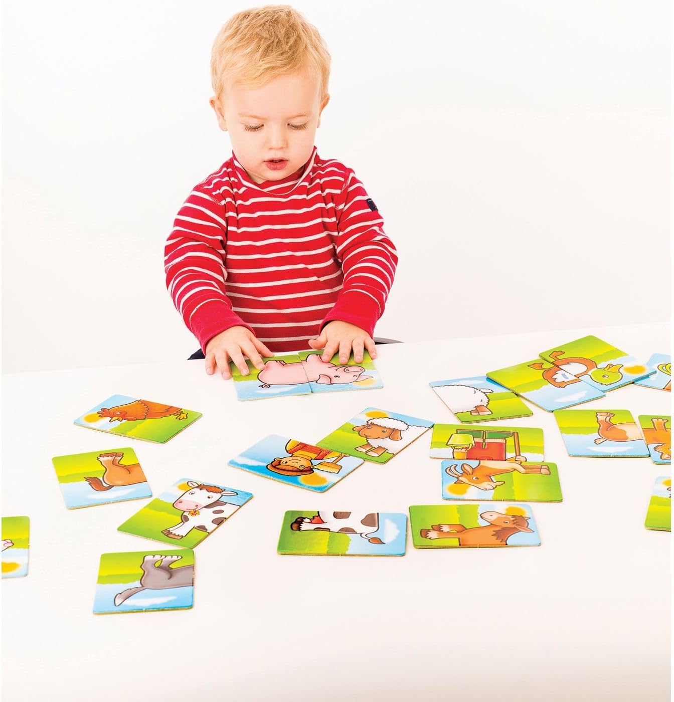 Orchard Toys La Fattoria da Capo a Piedi - Educational Game of Matching and Memory for children aged 18 months and up (Italian Edition)