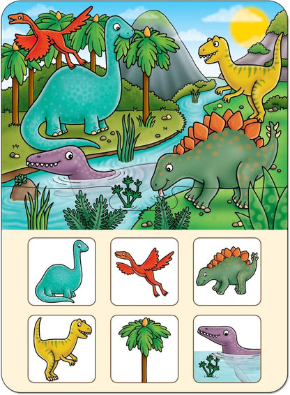 Orchard Toys La Tombola dei Dinosauri – Educational Matching and Memory Game for Children from 3 to 7 Years (Italian Edition