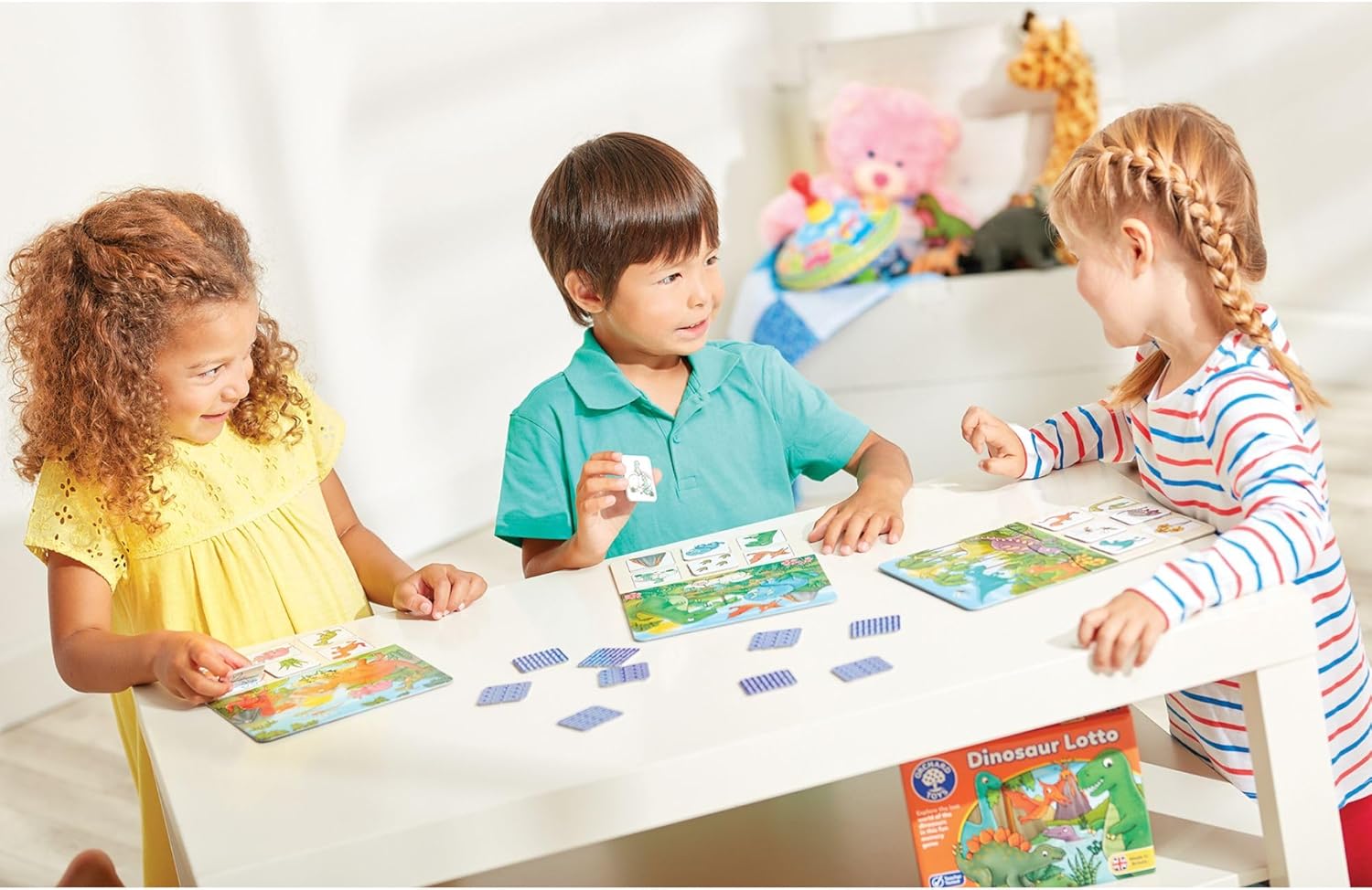 Orchard Toys La Tombola dei Dinosauri – Educational Matching and Memory Game for Children from 3 to 7 Years (Italian Edition