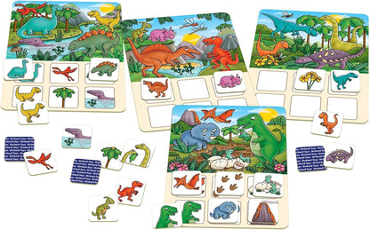 Orchard Toys La Tombola dei Dinosauri – Educational Matching and Memory Game for Children from 3 to 7 Years (Italian Edition