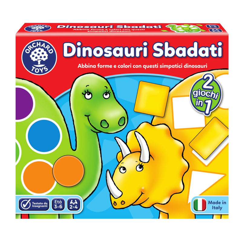 Dinosaurs - Educational Game of Shapes and Colors for children from 3 to 6 years (Italian Edition)