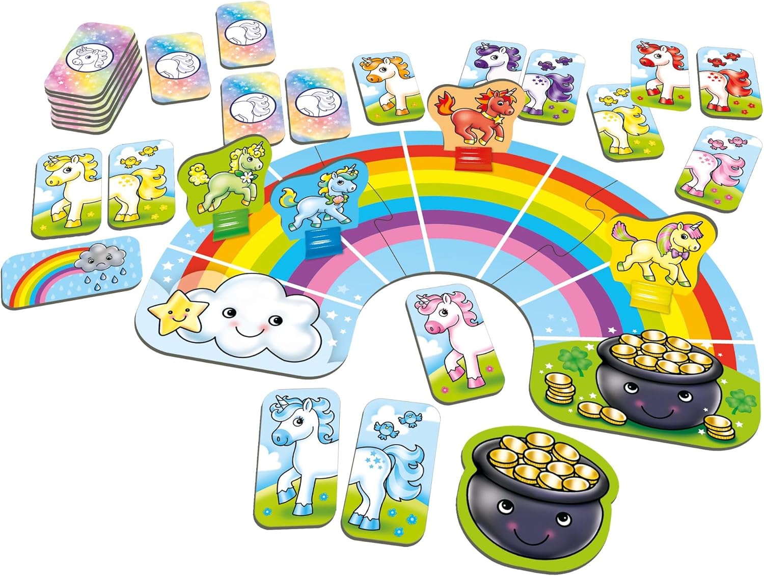 Rainbow Unicorns - Educational Game of Matching and Memory for children from 3 to 5 years (Italian Edition
