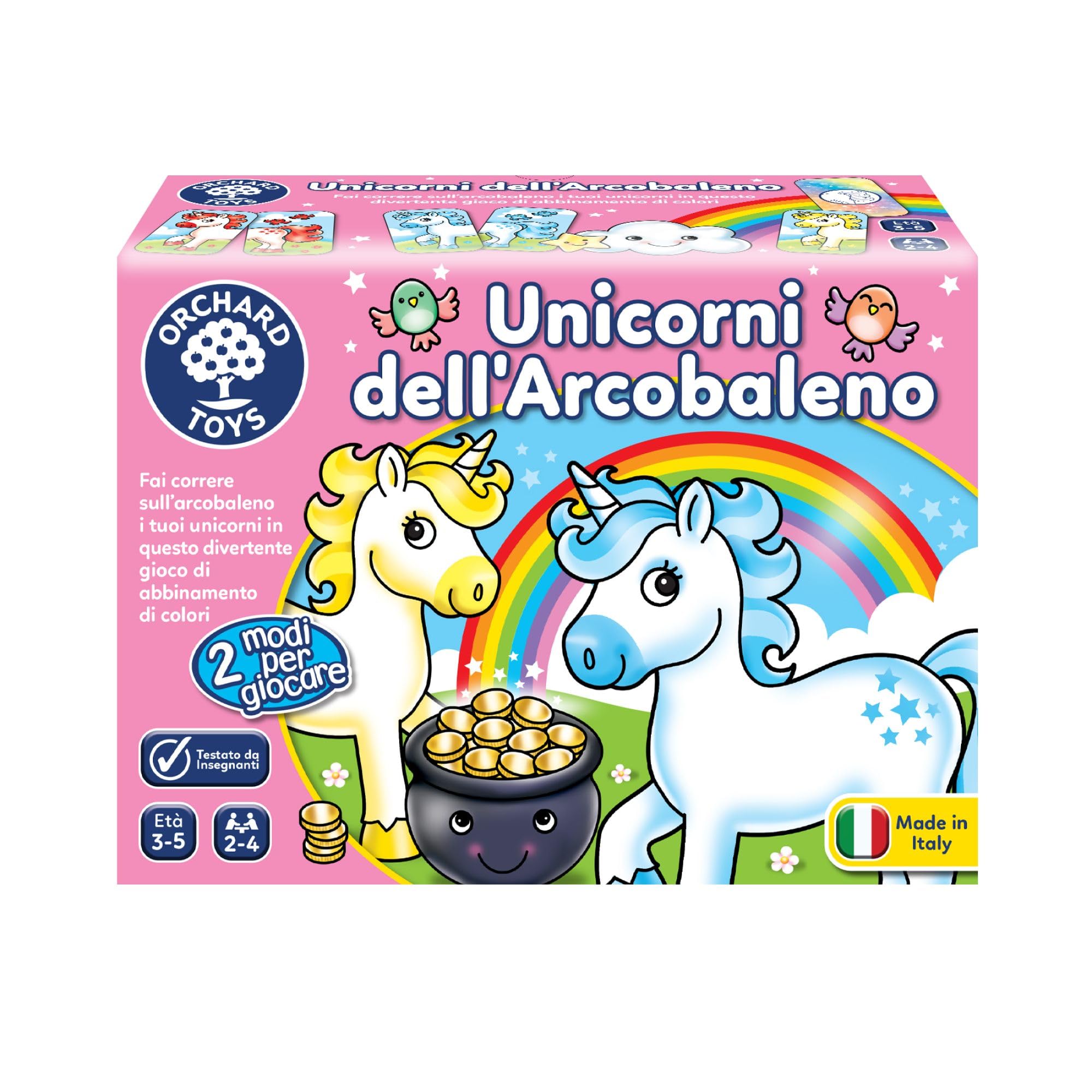 Rainbow Unicorns - Educational Game of Matching and Memory for children from 3 to 5 years (Italian Edition
