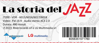 La storia del jazz suonata e narrata da Paolo Tomelleri cofanetto 4 dvd