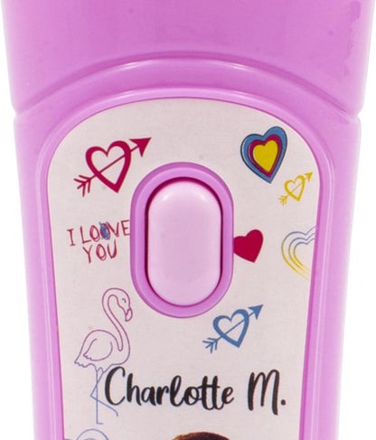 Giochi Preziosi M-Microphone for Singing Together with Charlotte, with Original Song I Love You and Colorful Lights, Multicolor, CHR06000