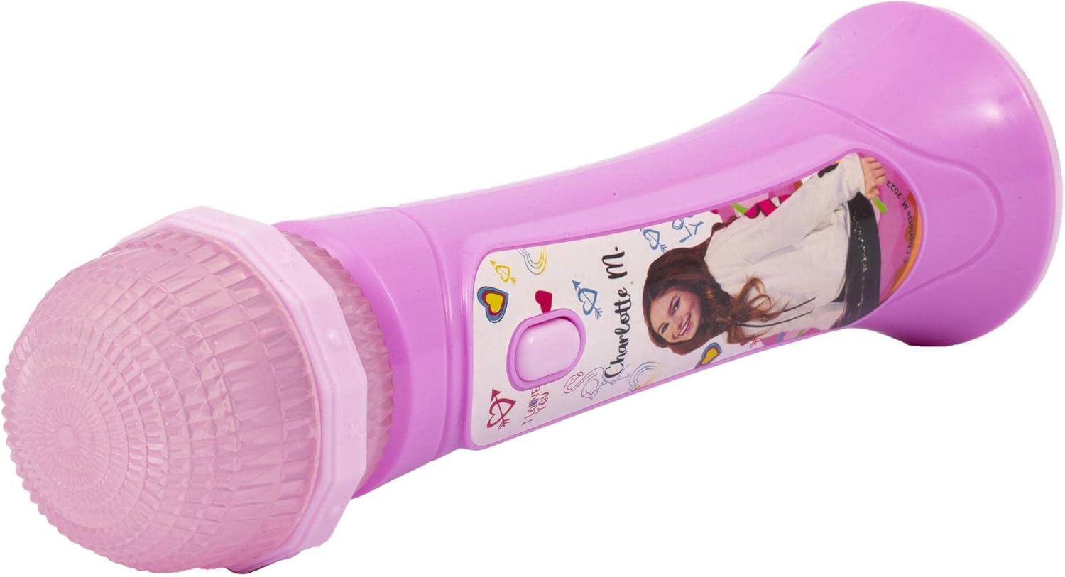 Giochi Preziosi M-Microphone for Singing Together with Charlotte, with Original Song I Love You and Colorful Lights, Multicolor, CHR06000