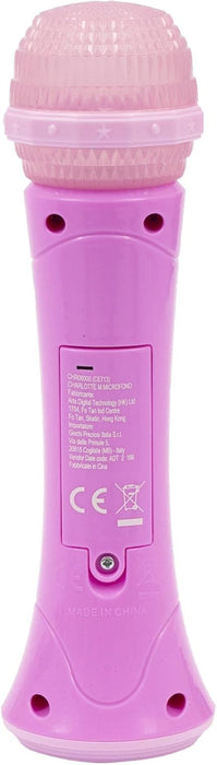 Giochi Preziosi M-Microphone for Singing Together with Charlotte, with Original Song I Love You and Colorful Lights, Multicolor, CHR06000