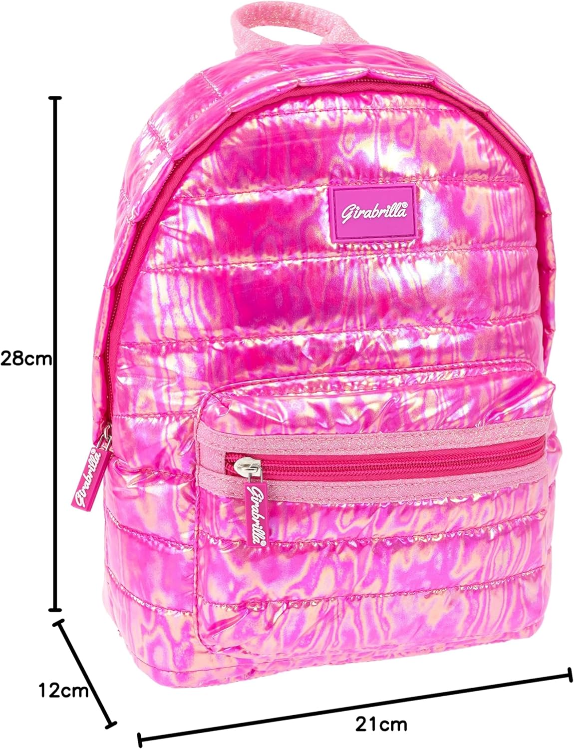 Girabrilla - Nice Group Puffer Backpack for Girls with Pockets, Random Color, Assorted, One Size, 19009
