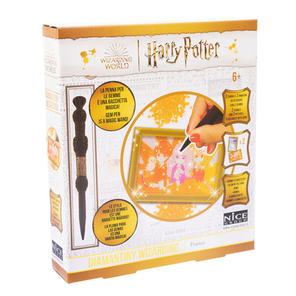 DIAMANTINY Harry Potter – Wizarding Deco Frames – Create Mosaic Kit, Crystal Art, Diamond Painting, 2 Paintings to Decorate with Gems - cod 21102