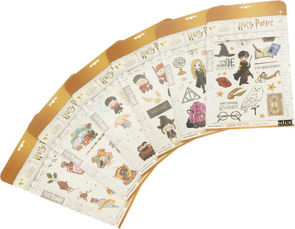 Nice Group Harry Potter – Temporary Tattoo – Tatuaggi Temporanei per Bambini, 2 Fogli con Immagini Colorate, Diamantiny, Multicolore, 21106