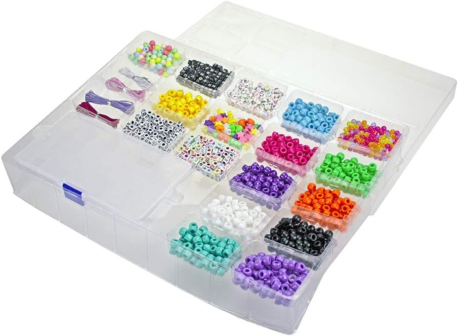 Nice Group-Perline ABC 1500 Giocattolo, Multicolore, 87001