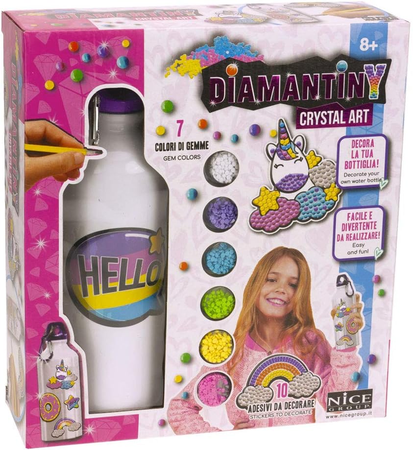 DIAMANTINY Creative Art Eco Bottiglia Giocattolo, Multicolore, 90005