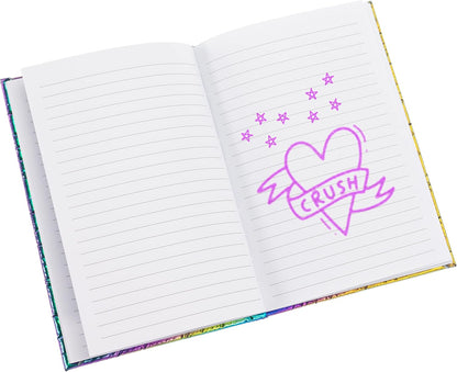 Nice Group Influencer Fashion Diary, Diario para Escribir Forrado en Tela Suave, Color Rosa, Taglia Unica (92053