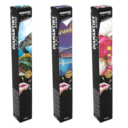 DIAMANTINY Artist - Creative Art, Diamond Painting Kit, 1 Tela LARGE Assortita a Sorpresa - 96545