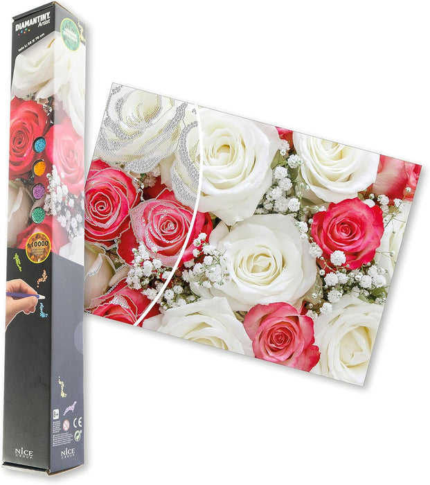 DIAMANTINY Artist - Creative Art, Diamond Painting Kit, 1 Tela LARGE Assortita a Sorpresa - 96545