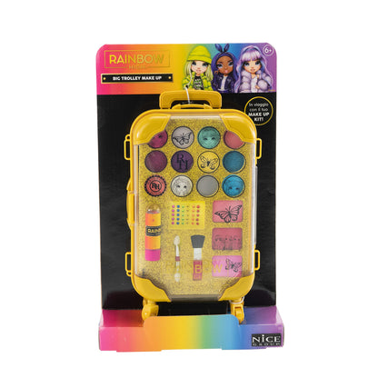 RAINBOW HIGH Big Trolley Make Up, Children's Makeup Set with Eyeshadows, Lip Gloss and Gems 3D - Nice Group