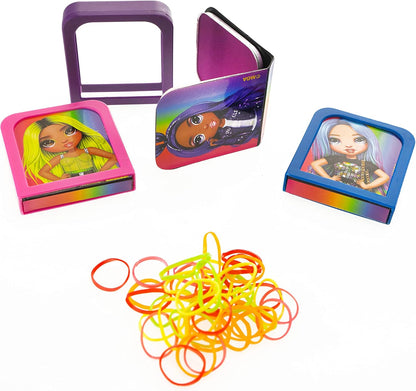 RAINBOW HIGH Mega Set Hair & Nails, Kit per Bambine con Extension, Gel, Glitter, 3 Gessi colorati per Capelli e Smalti per Unghie - Nice Group