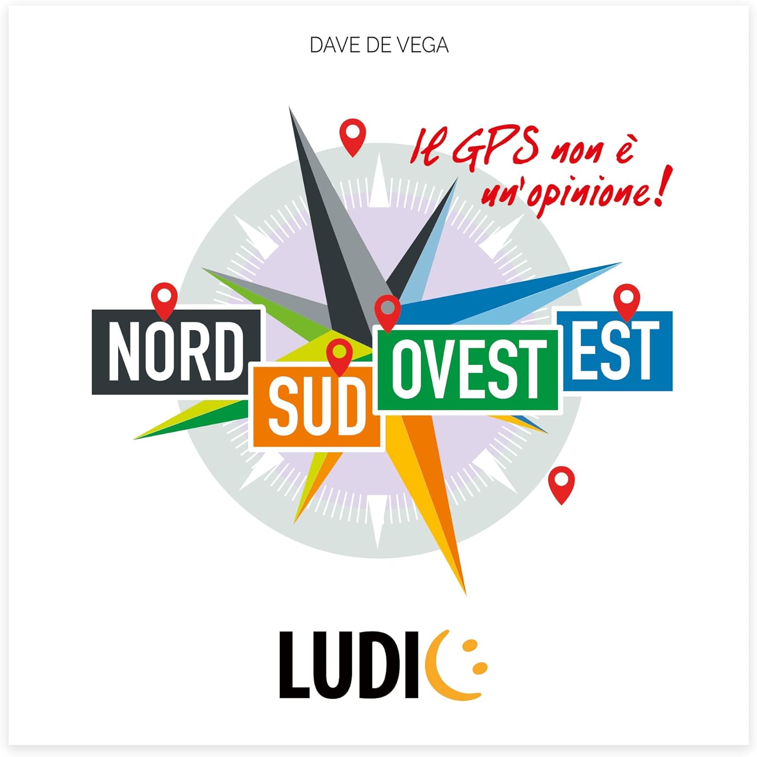 Ludic - North South West East - Family Board Game, Multicolour