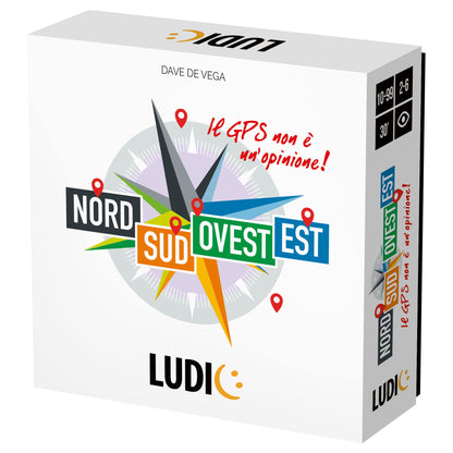 Ludic - North South West East - Family Board Game, Multicolour
