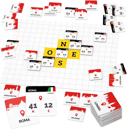 Ludic - North South West East - Family Board Game, Multicolour