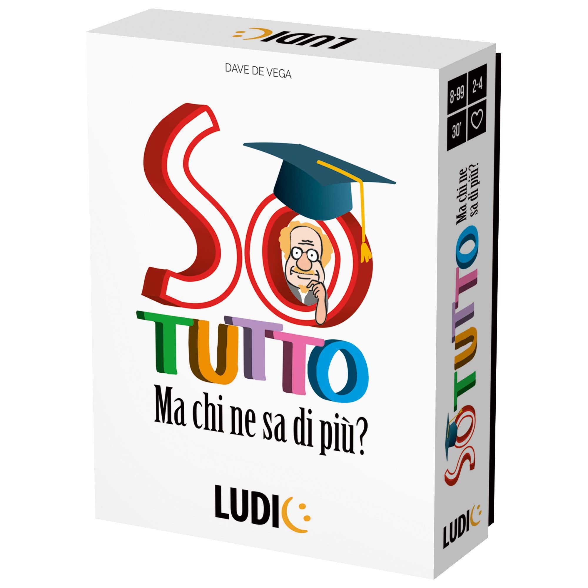 Ludic I Know Everything But Who Knows More? It27767 Family Game for 2-4 Players Made in Italy