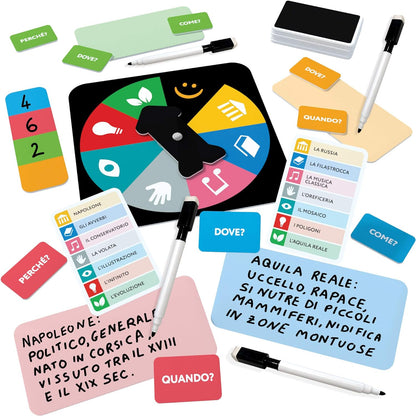 Ludic I Know Everything But Who Knows More? It27767 Family Game for 2-4 Players Made in Italy