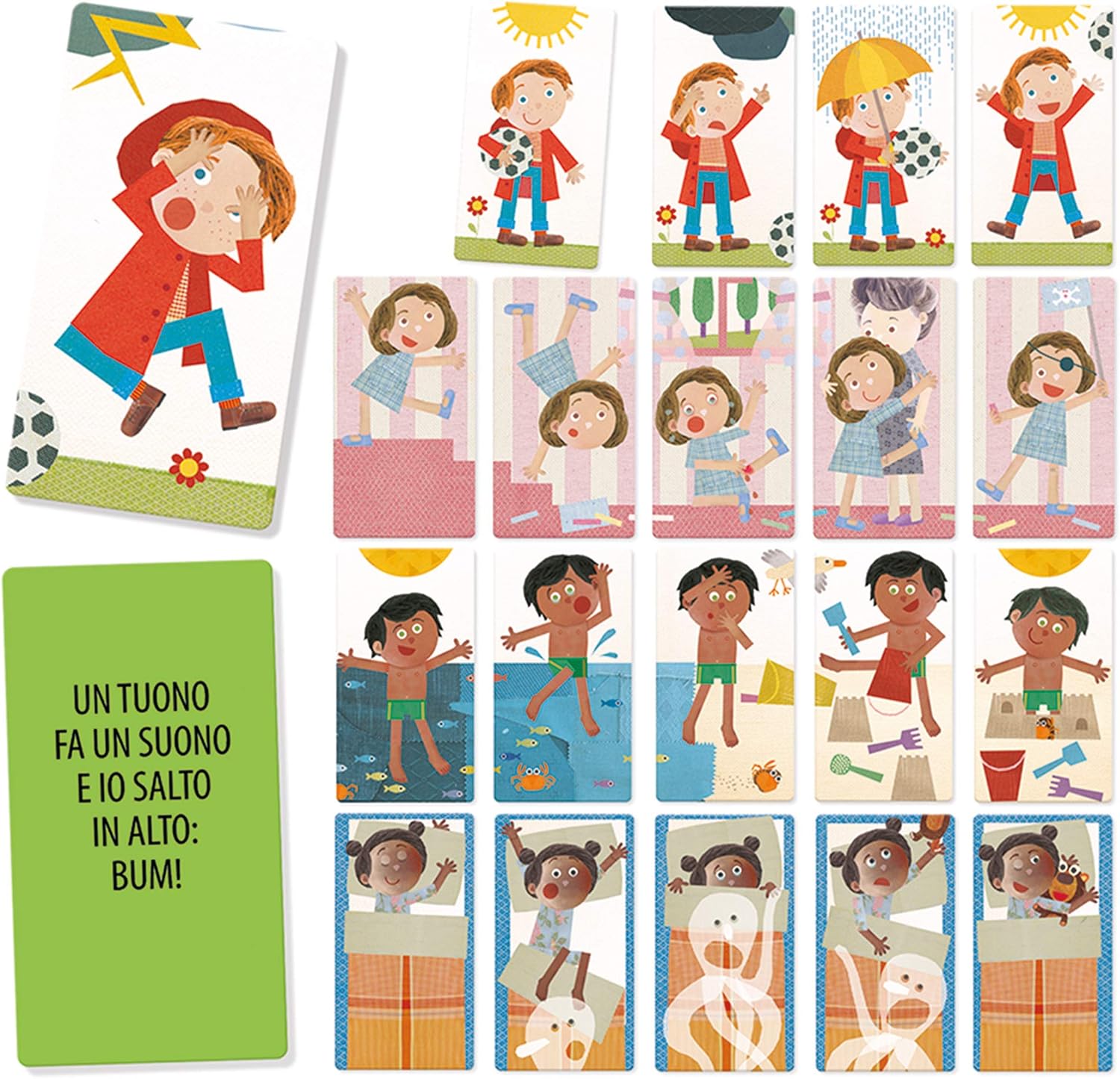 Headu- Flashcards Bambini Coraggiosi Niños Valientes, Multicolor (IT27866