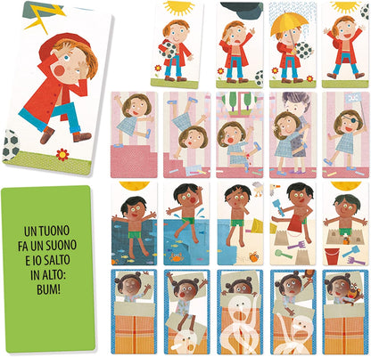 Headu- Flashcards Bambini Coraggiosi Niños Valientes, Multicolor (IT27866