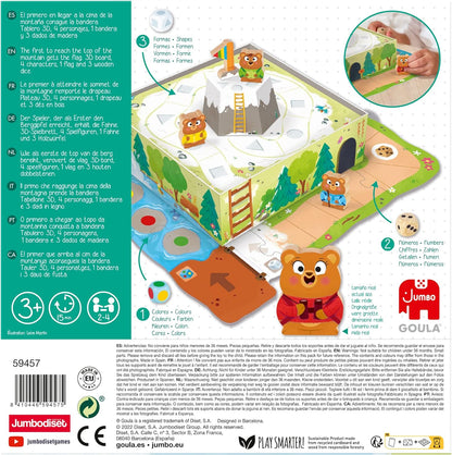 Goula Bear Adventure - Kids Board Games, Capture the Flag Game - Reach the Mountain & Develop Early Learning Skills - Fun Puzzle Board Games for Children - For 2 to 4 Players, Ages 3 Years Plus