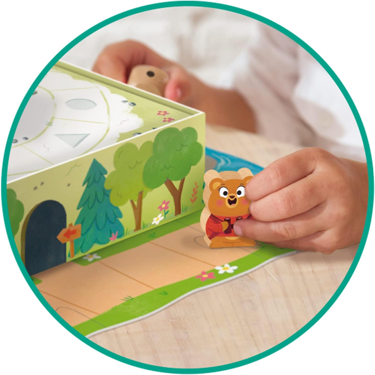 Goula Bear Adventure - Kids Board Games, Capture the Flag Game - Reach the Mountain & Develop Early Learning Skills - Fun Puzzle Board Games for Children - For 2 to 4 Players, Ages 3 Years Plus