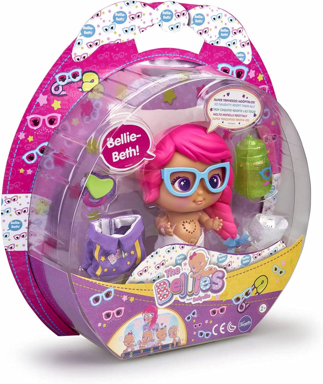 adidas The Bellies Interactive Doll for Girls, Multi-Colour, 3 Years+ Beth