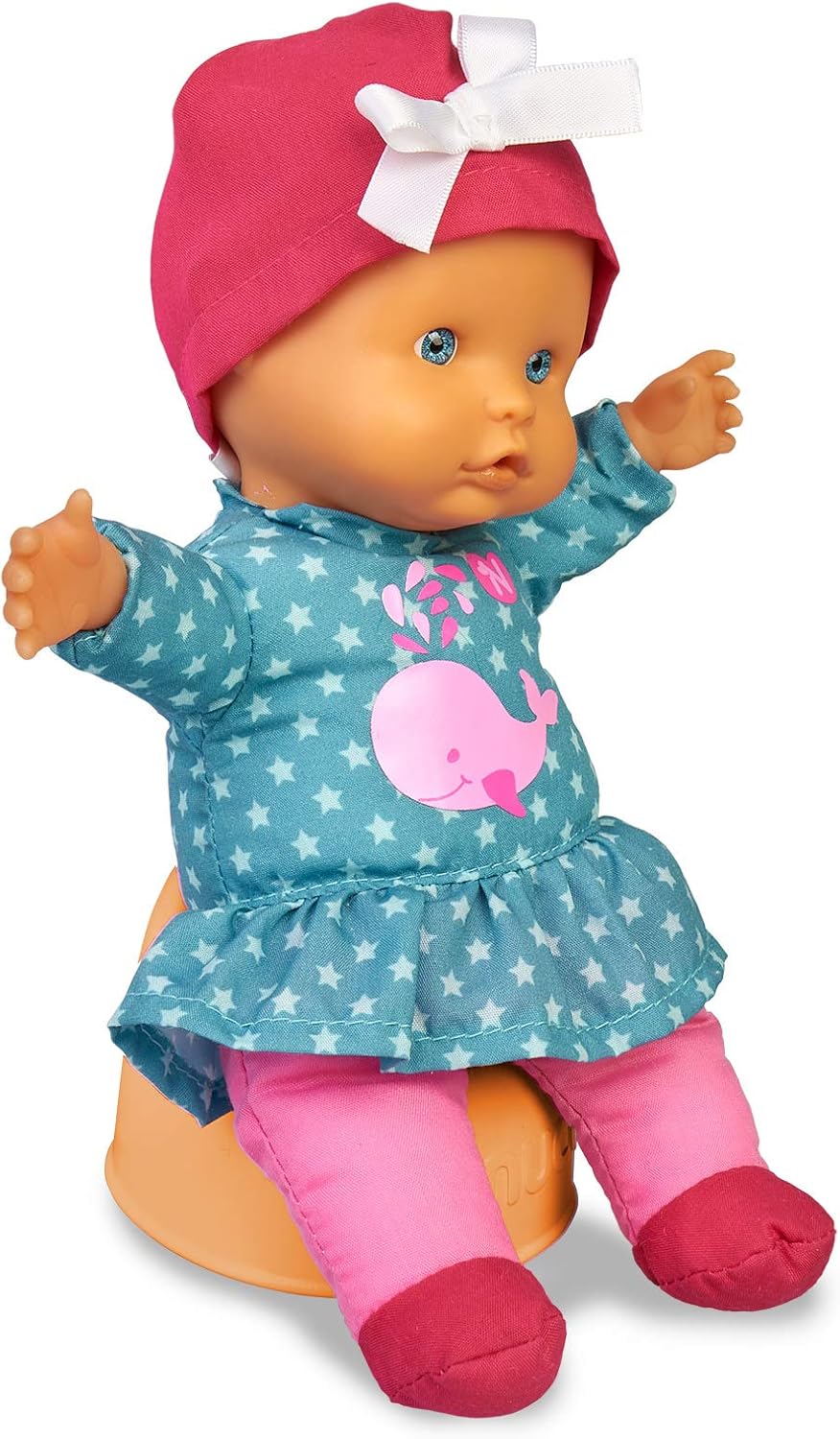Nenuco - Baby Talks Spielzeugpuppe | Mit Tönen, Inklusive Orinal - Für Kinder ab 1 Jahr - Spielzeug Puppe, Puppen mit Zubehör