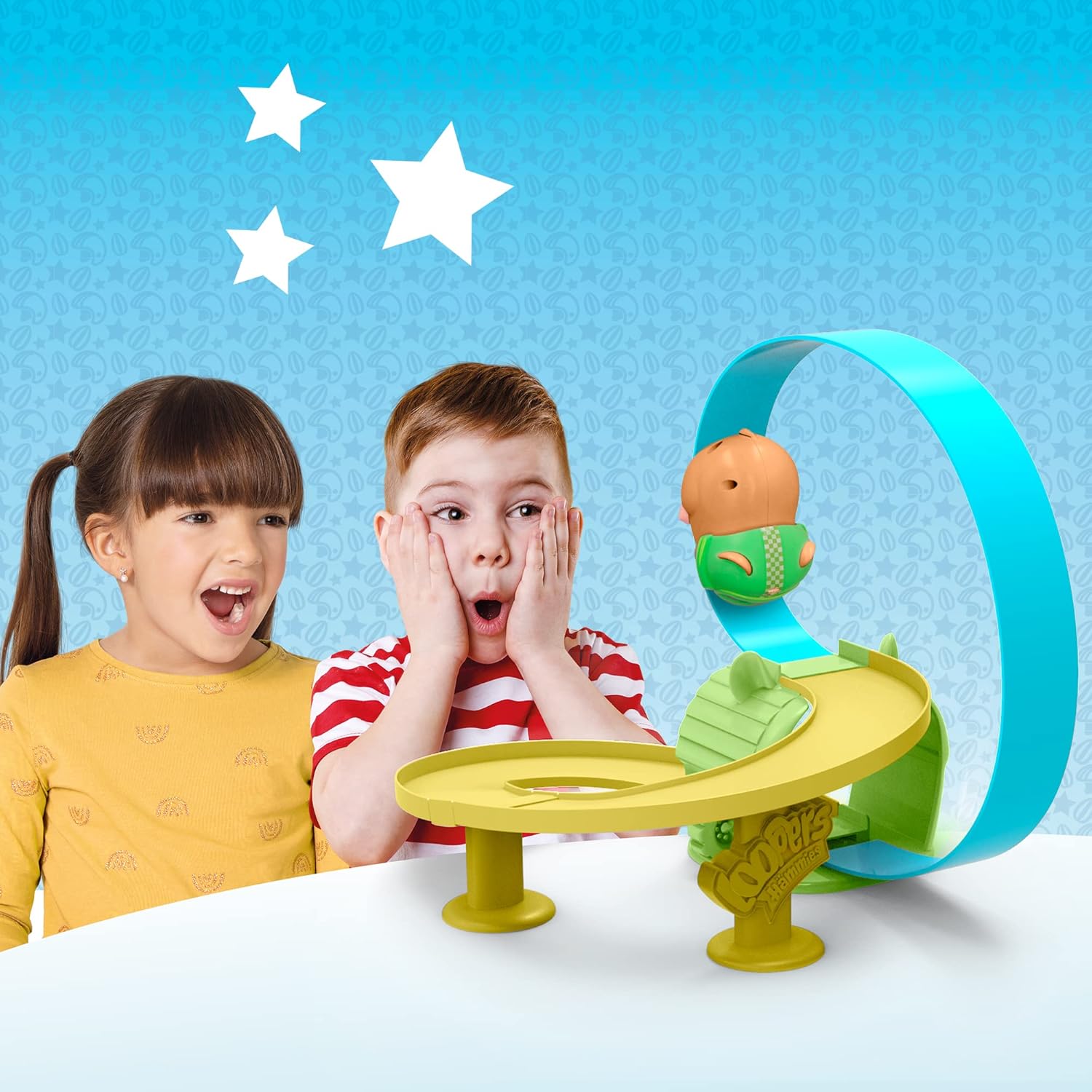 LOOPERS IMC Toys Hammies Cookie Hamster, interactief verzamelvoertuig met schakeling, die in en uit het wiel loopt, speelgoed en spel voor jongens en meisjes vanaf 3 jaar