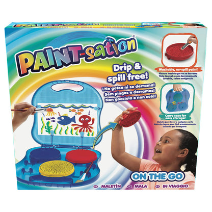 Goliath- Paintsation Pintura Que No Gotea. En maletín para Llevar a Cualquier Parte. Incluye Arte niñas. A Partir de 3 años. Actividades Creativas, Multicolor (920869