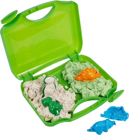 Super Sand Goliath, Colorful Sand and Dinosaur Sculpture Case for Children Ages Three and Above - No Dry and No Dirty Sand