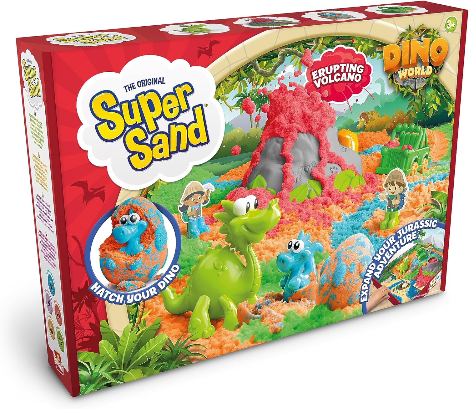 Super Sand 924254.006 Dino World, Mixed