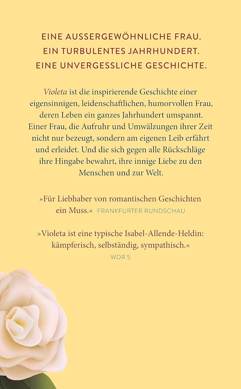Violeta: Roman | Der Bestseller | Eine außergewöhnliche Frau. Ein turbulentes Jahrhundert. Eine unvergessliche Geschichte