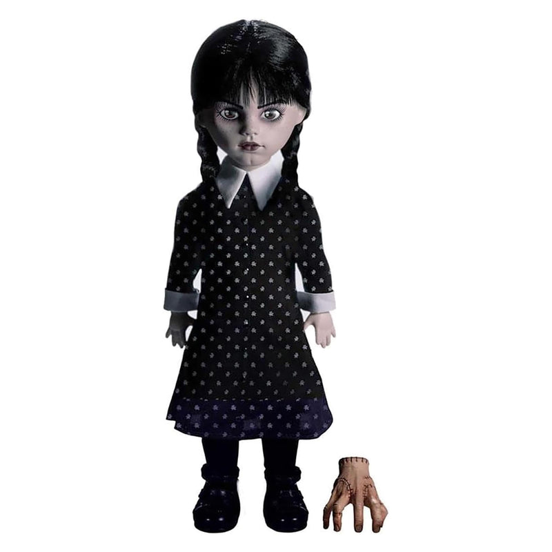 Mezco LDD Presents Wednesday Doll Black/White, 100% Plastic, Gift Boxed