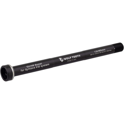 Wolf Tooth Rear Thru Axle For X-12 Black 165mm