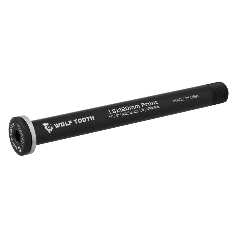 Wolf Tooth Axle for Road Forks Black 12mm - 1.75x122mm