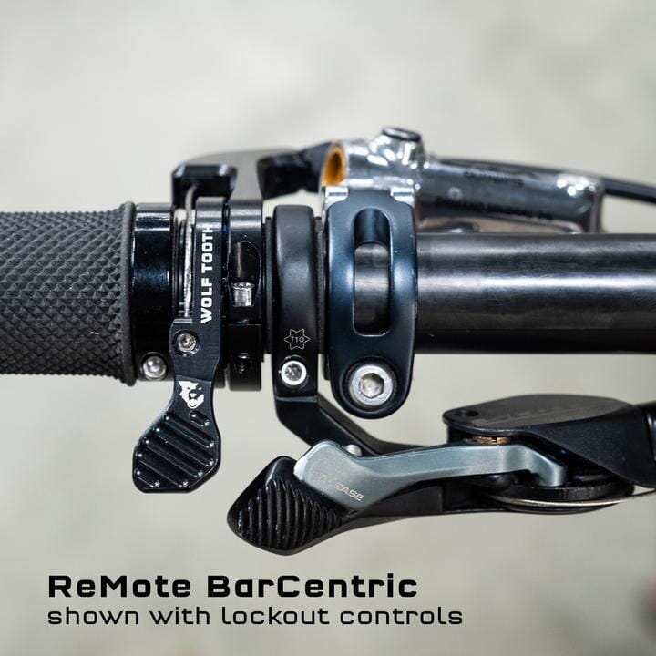 Wolf Tooth ReMote BarCentric Dropper Lever Black 22.2mm
