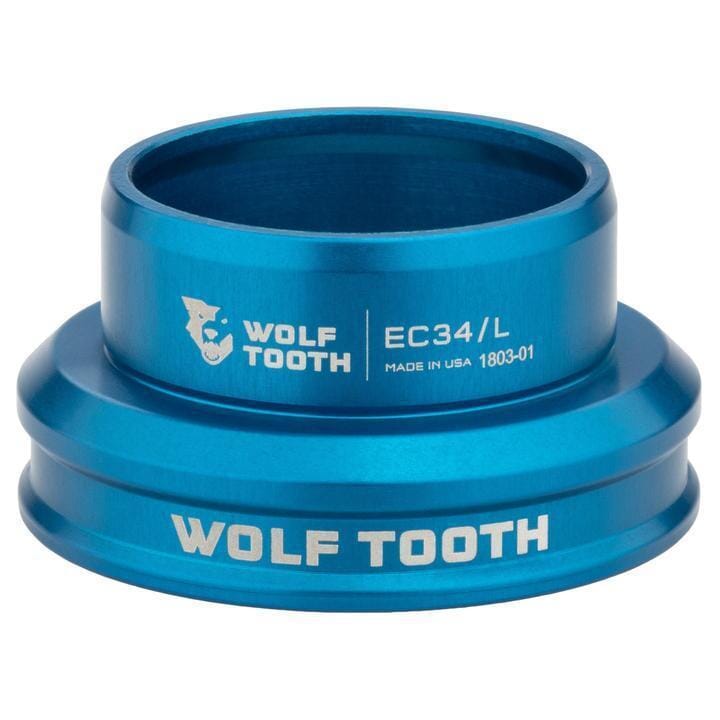 Wolf Tooth Performance External Cup Headset Blue Lower EC34/31