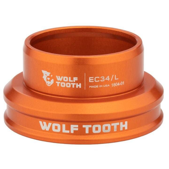 Wolf Tooth Performance External Cup Headset Orange Lower EC34/35