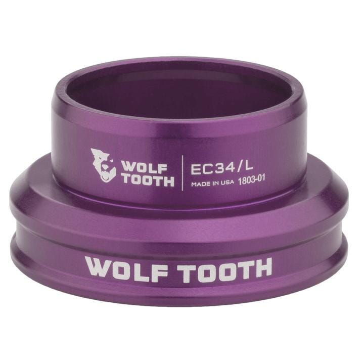 Wolf Tooth Performance External Cup Headset Purple Lower EC34/36