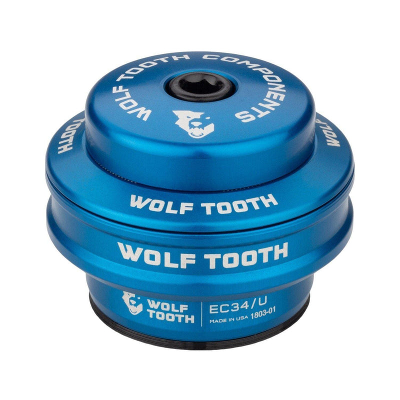 Wolf Tooth Performance External Cup Headset Blue Upper EC34/28.6
