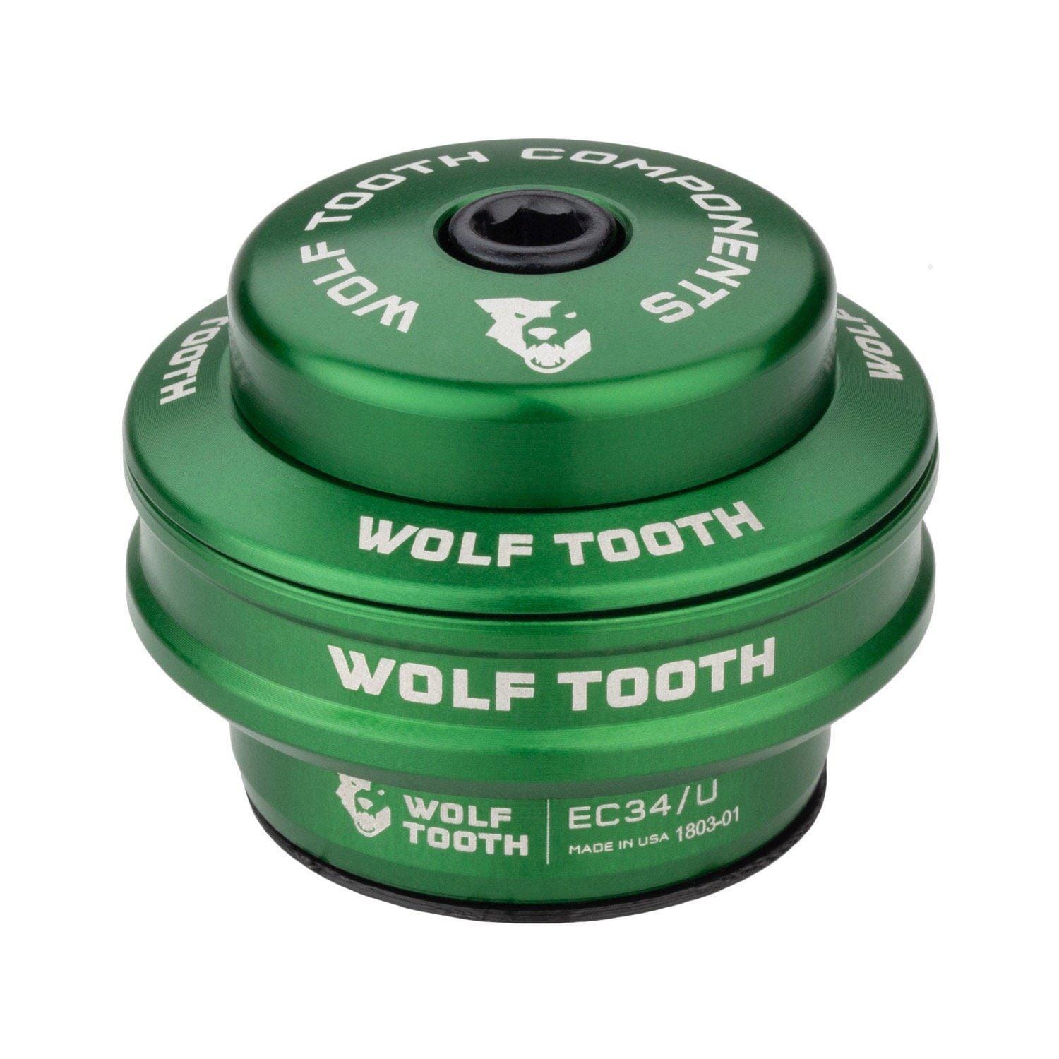 Wolf Tooth Performance EC34/28.6 Oberes Headset 16mm Stack Green