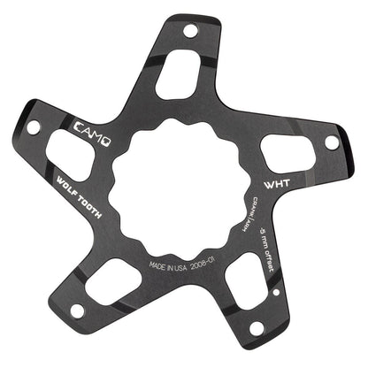Wolf Tooth CAMO Direct Mount Spider for White Industries Black M5 Boost (52mm Chainline / Offset)