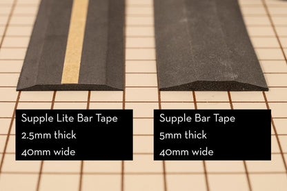 Wolf Tooth Supple Lite Bar Tape Black 2.5mm x 40mm
