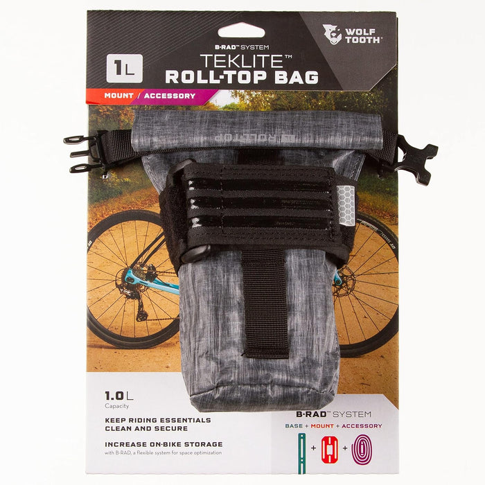 Wolf Tooth Components Teklite Roll Top Bag + Adapter Plate